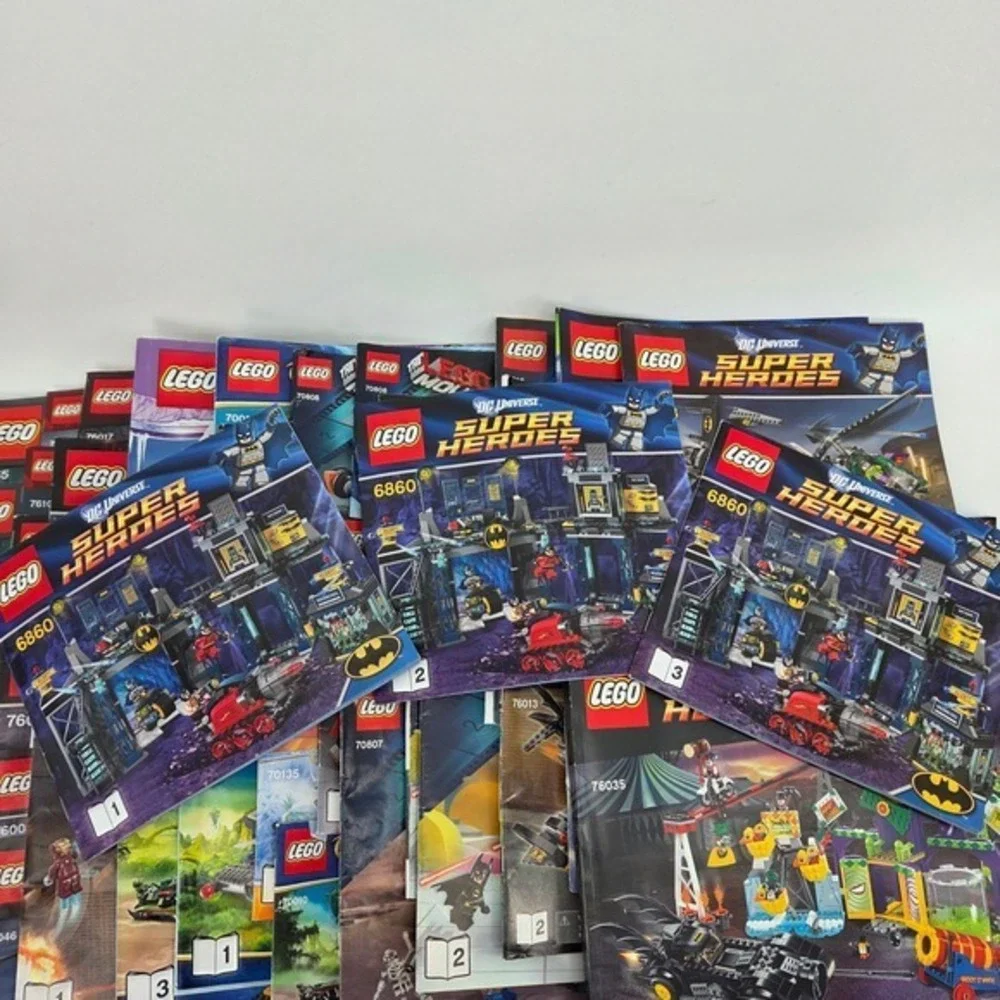 Lego Instruction Manual Only 60+ Plus Lot Ninjago Minecraft Heroes 21309 76042